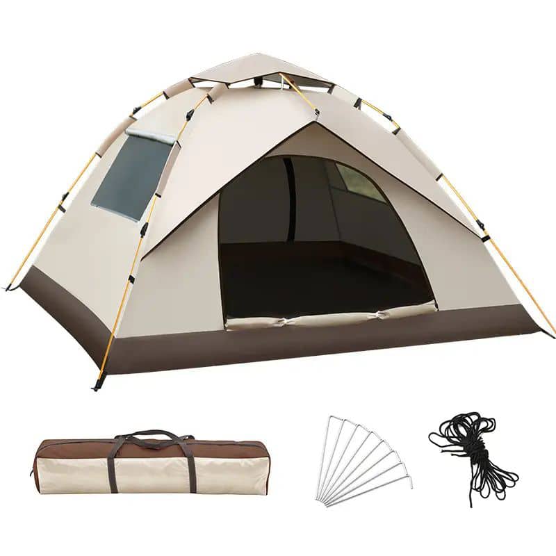 Outdoor Self-driving Travel Camping Tent Automatic Quick-opening Tent Portable Rainproof Sunshine-proof Tent Fishing Hiking Sunshine Shelter.